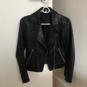 All Saints Dalby Leather Biker Jacket